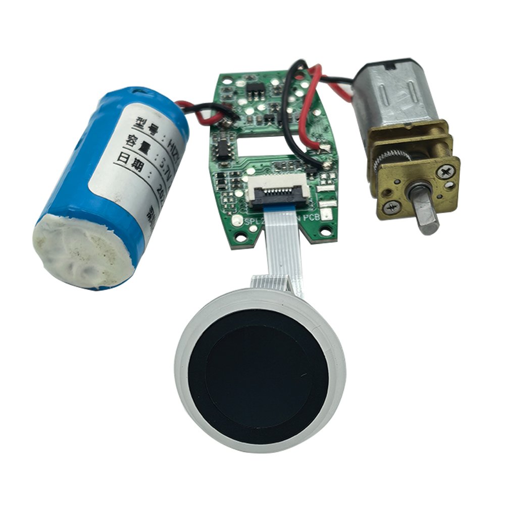 Smart lock module EL605ATY includes 3 unlocking methods: fingerprint unlocking, Bluetooth Graffiti APP unlocking and USB KEY unlocking